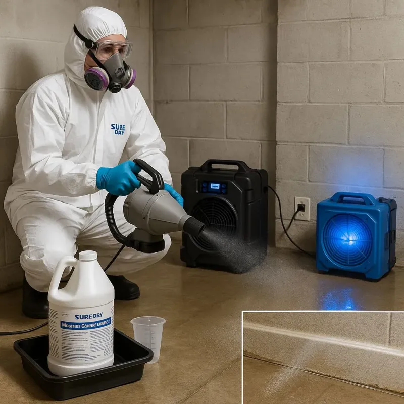 Sanitization and Odor Removal process in Williamston, NC