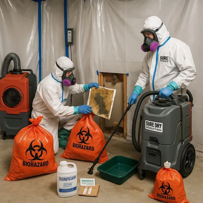 Contaminated Water Handling Protocols process in Williamston, NC